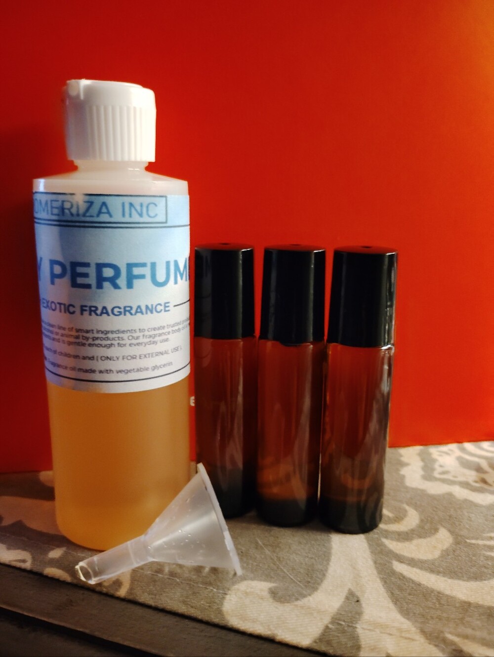 Baby Powder Scented Uncut Oil Roller Bottles (3)